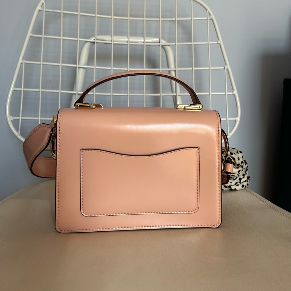 Marc Jacobs Downtown Top Handle Bag in Pink Leather with Scarf - Picture 3 of 10